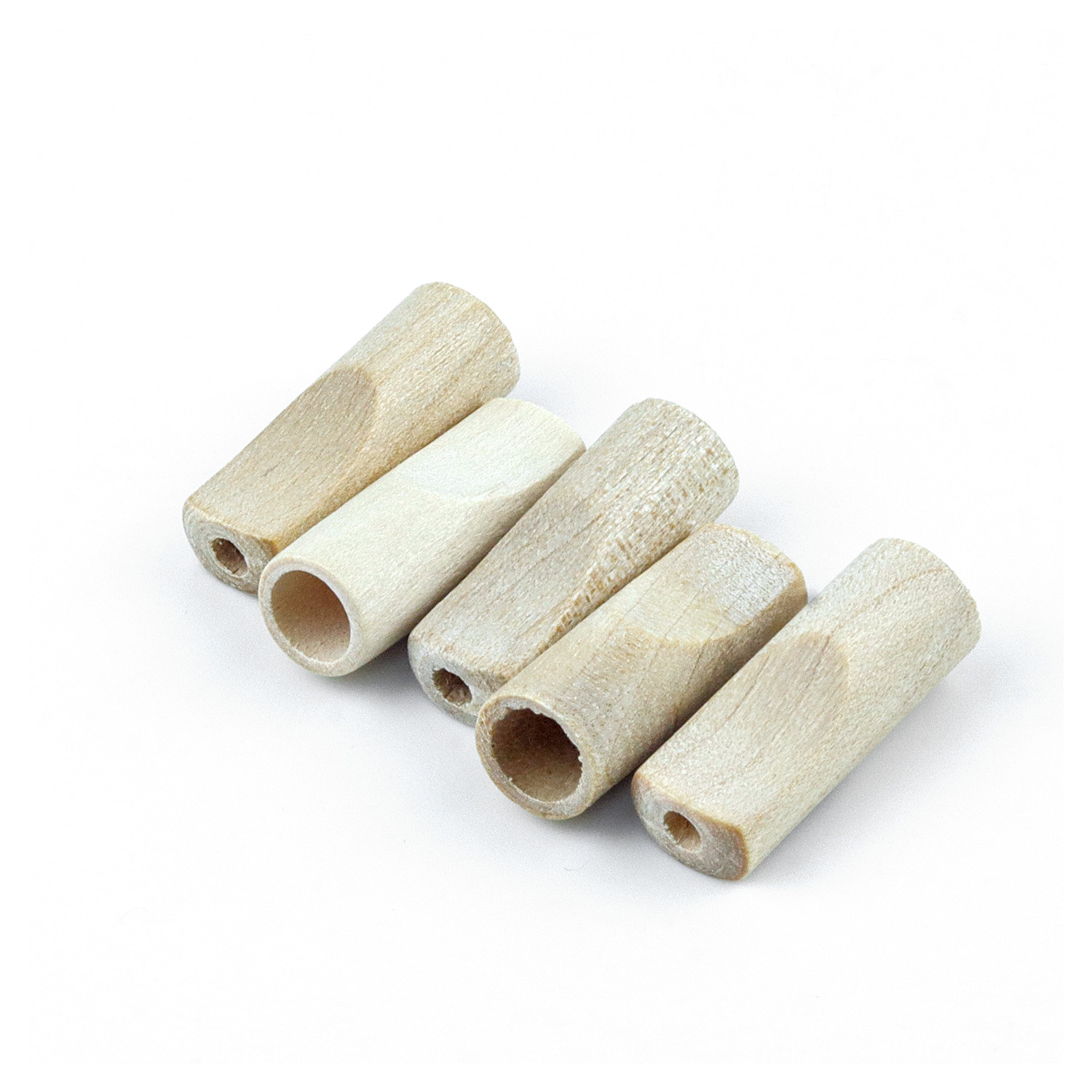 wooden filter tips with airflow holes